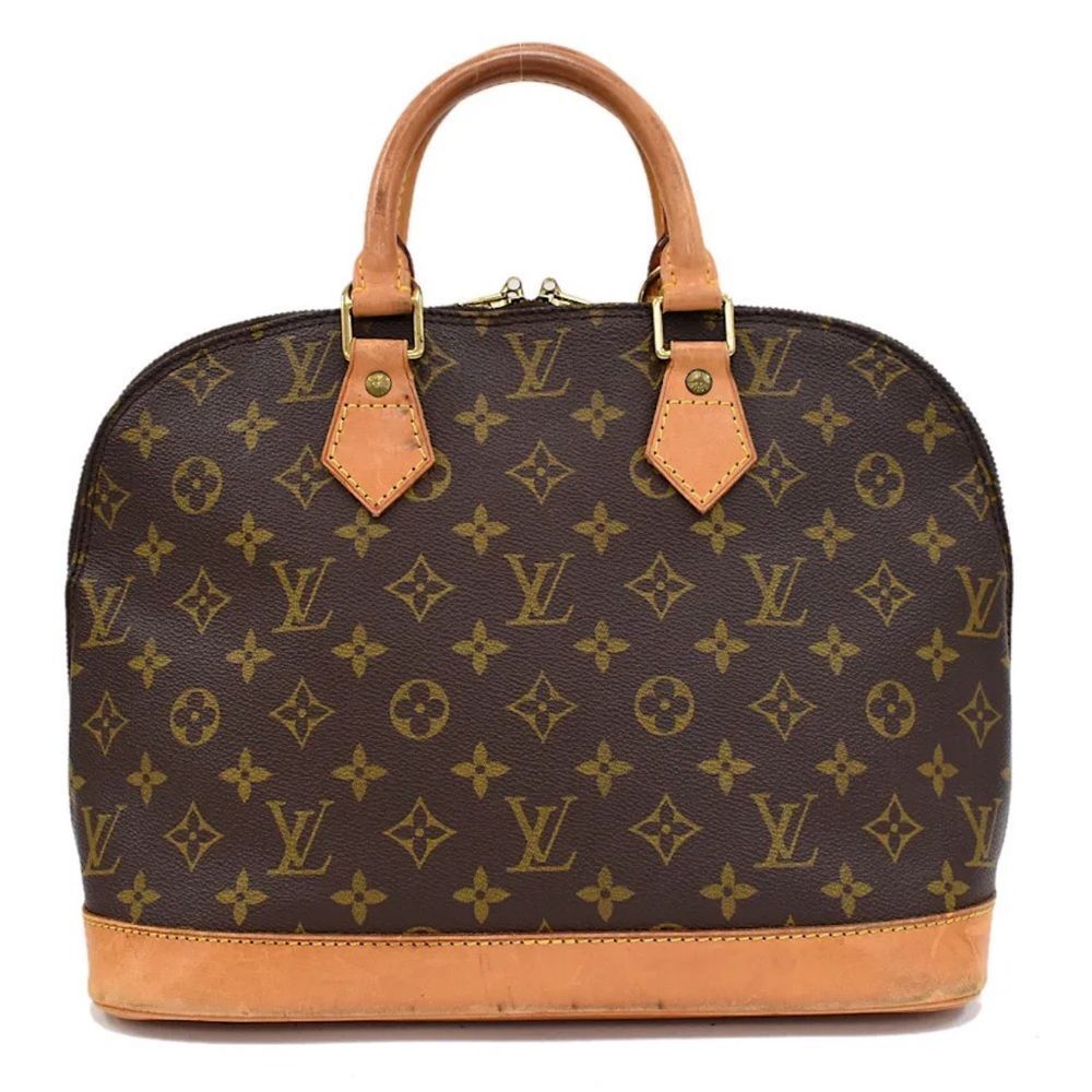 LOUIS VUITTON Alma Monogram Top Handle Crossbody Shoulder Bag VI0916 - Picture 15 of 16